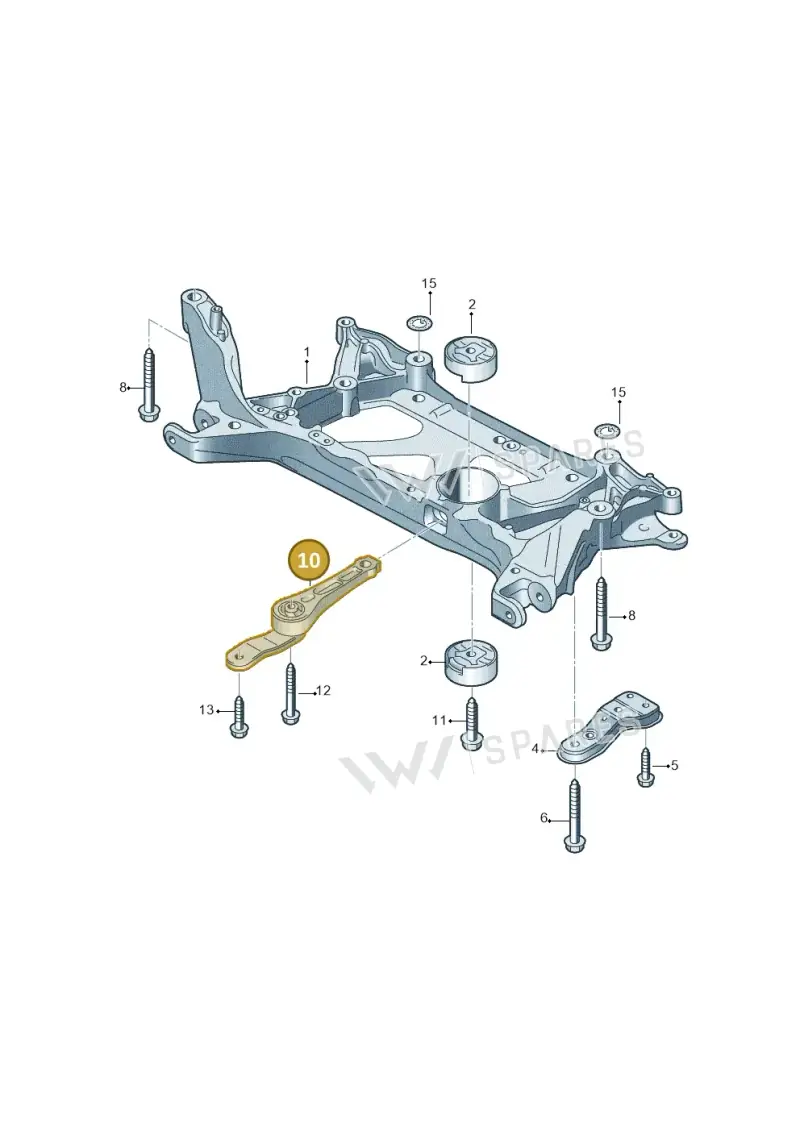 5Q0199855N — Audi A3 Sportback (2019-2021) diagram 793199100, position 10