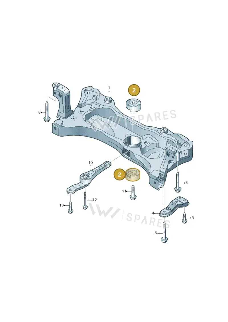 5Q0199867J — Audi Q3 quattro (2018-2019) diagram 746199100, position 2