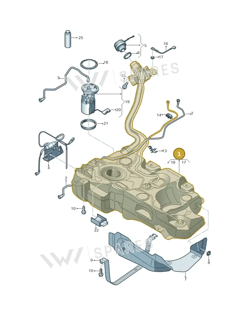 5Q0201060FG — Audi Q2 2.0 TDI (2016-2018) diagram 890201000, position 1