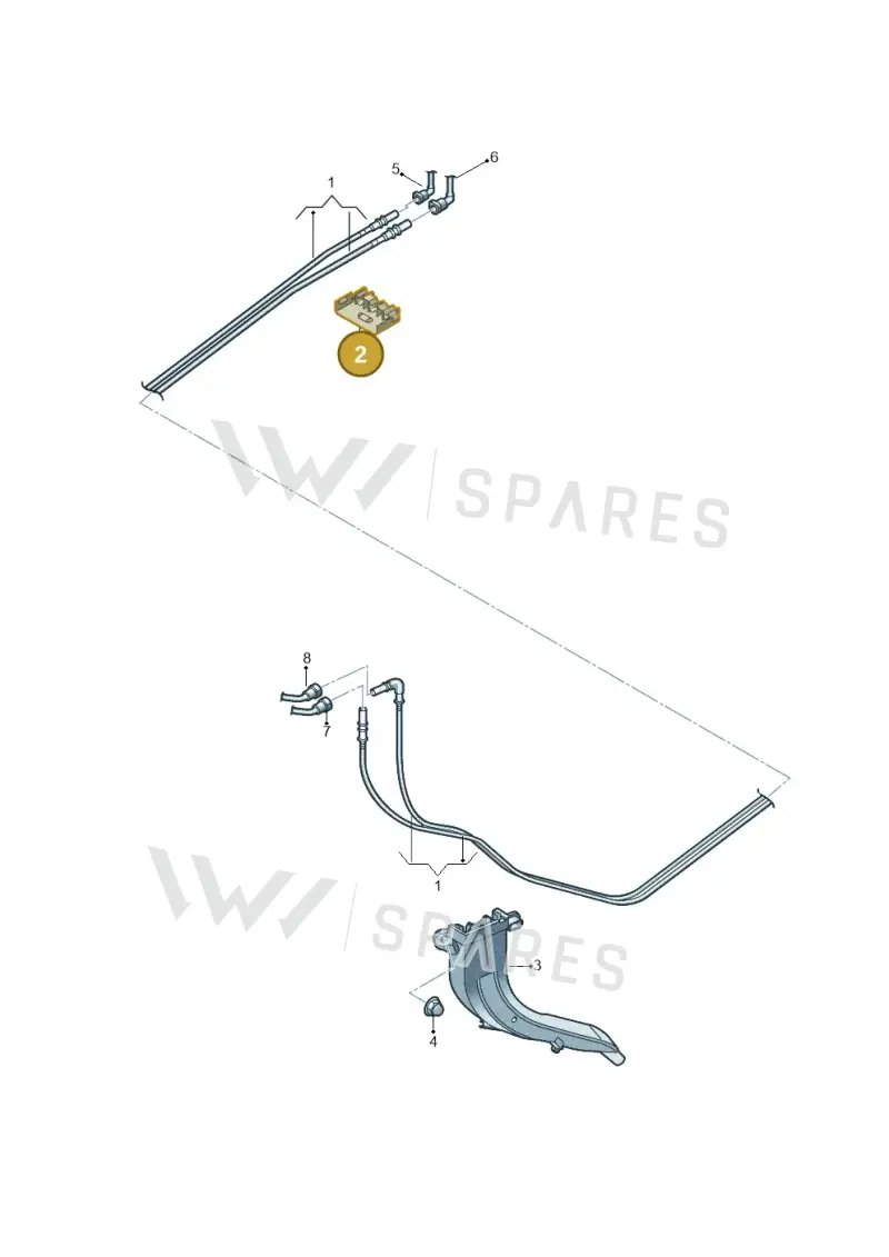 5Q0201449E — Audi RS3 Limousine (2017-2020) diagram 746201200, position 2