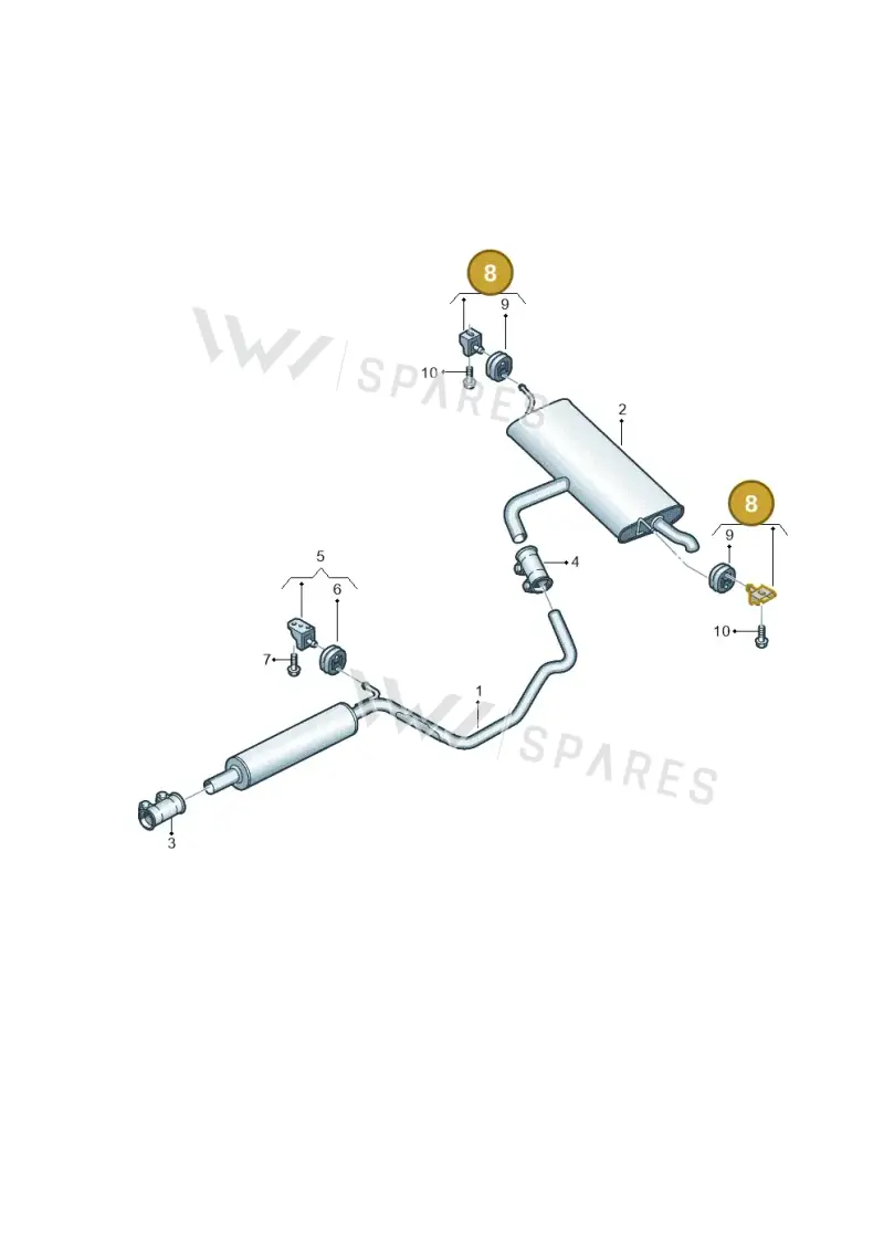 5Q0253144D — Audi A3 Sportback (2019-2021) diagram 813254100, position 8