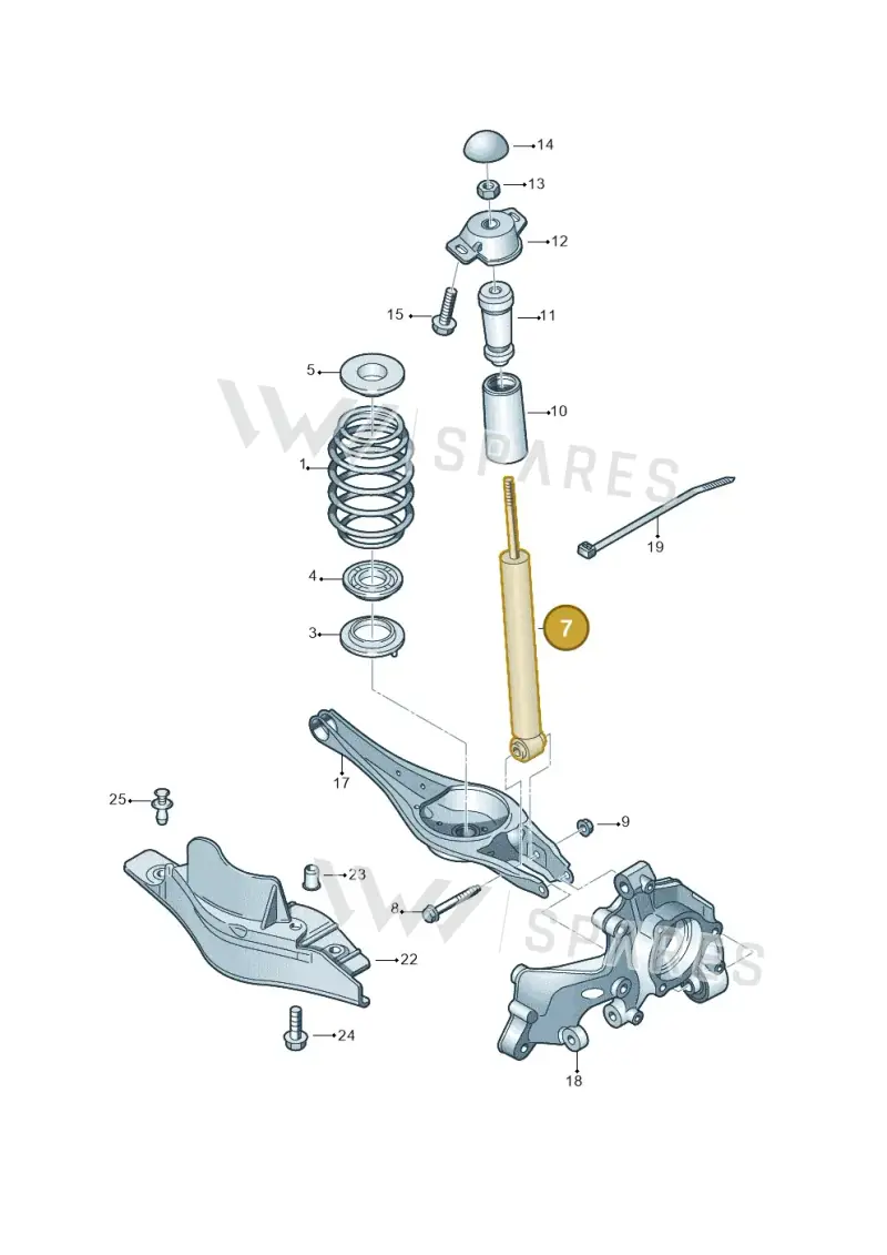 5Q0513029JE — Audi A3 Sportback (2019-2021) diagram 746511050, position 7