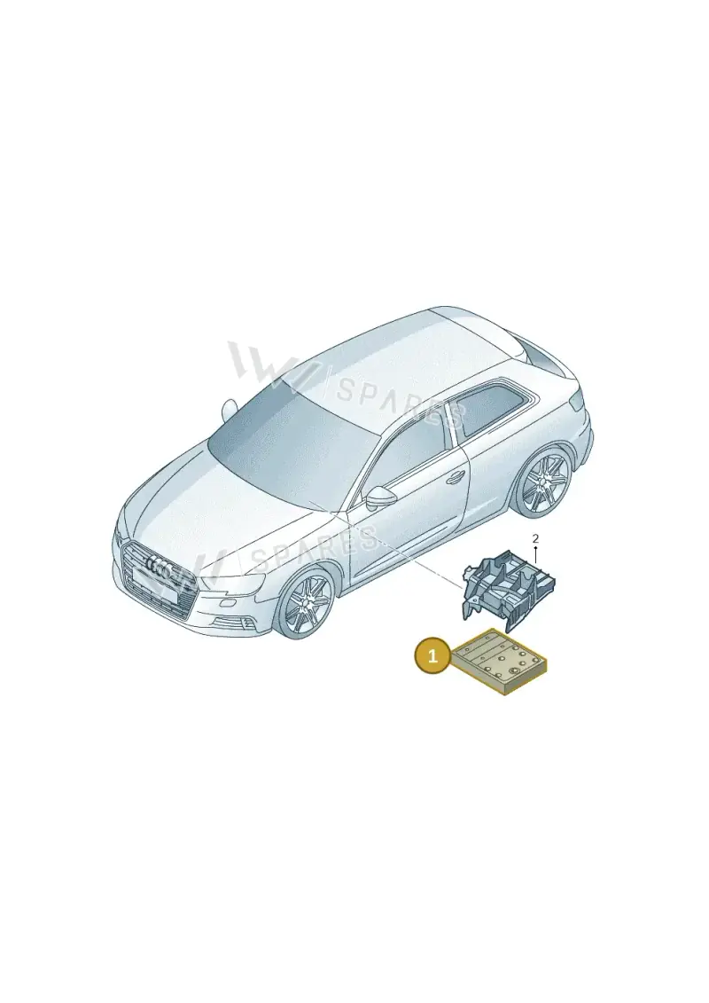 5Q0937084CG — Audi RS3 Limousine (2017-2020) diagram 890907020, position 1