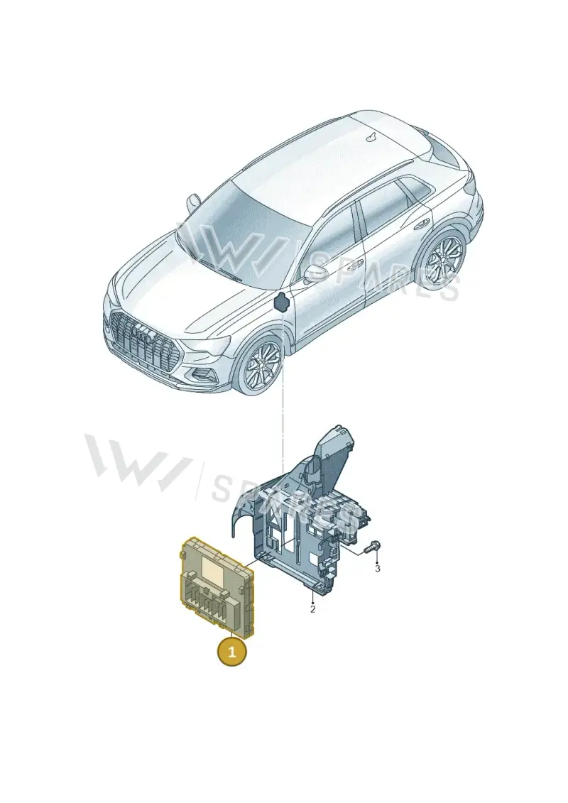 5Q0937085CC — Audi RSQ3 Sportback (2019-2024) diagram 597907002, position 1