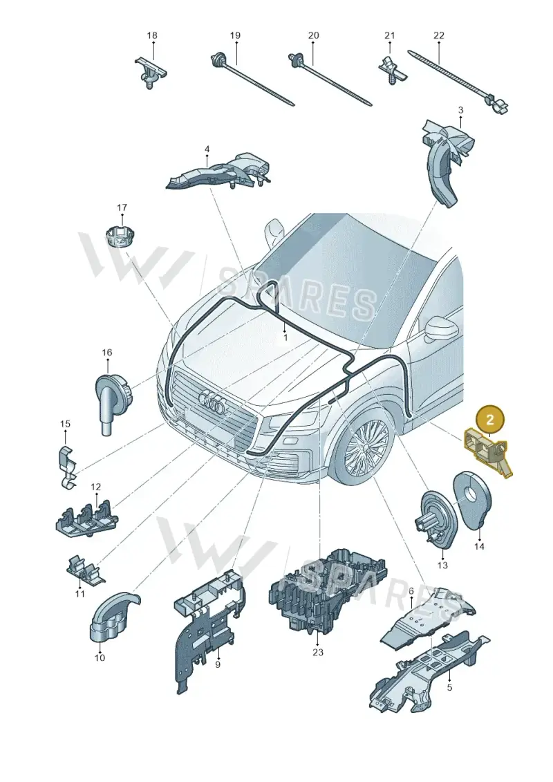 5Q0937545A — Audi Q2 2.0 TDI (2016-2018) diagram 803971870, position 2