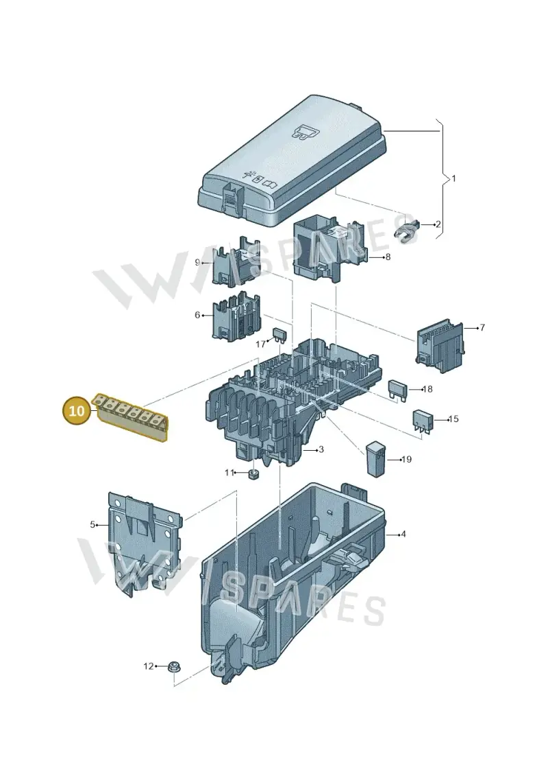5Q0937629F — Audi RSQ3 Sportback (2019-2024) diagram 745937200, position 10