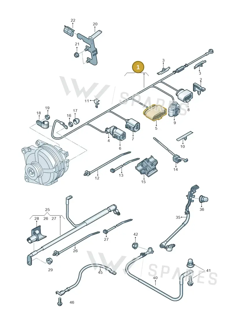 5Q0971230PD — Audi Q3 quattro (2018-2019) diagram 597972000, position 1