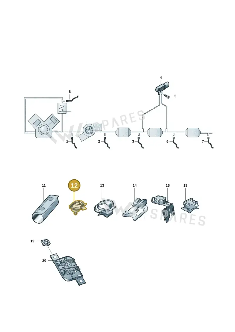 5Q0971848C — Audi Q3 quattro (2018-2019) diagram 597906006, position 12