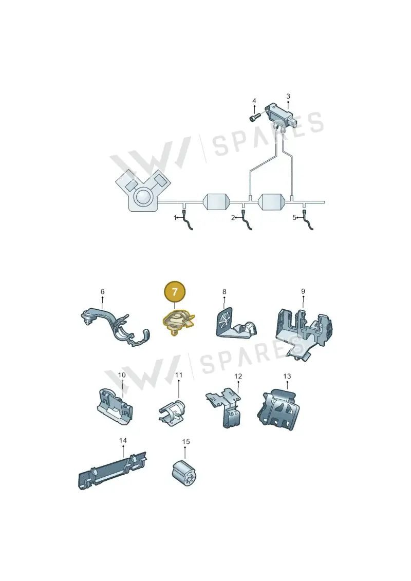 5Q0971848C — Audi A1 sportback 1.0 (2018-) diagram 803906003, position 7