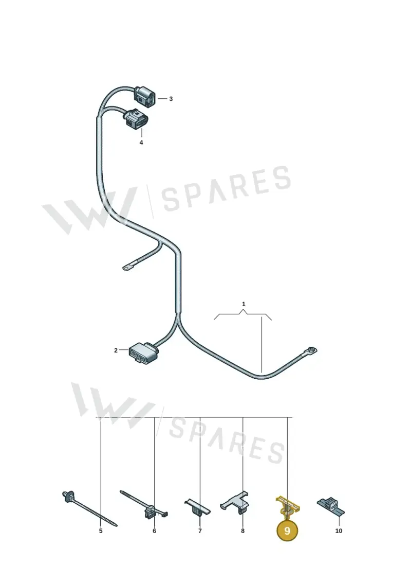 5Q0971930 — Audi Q4 Sportback (2021-2022) diagram 89a972750, position 9