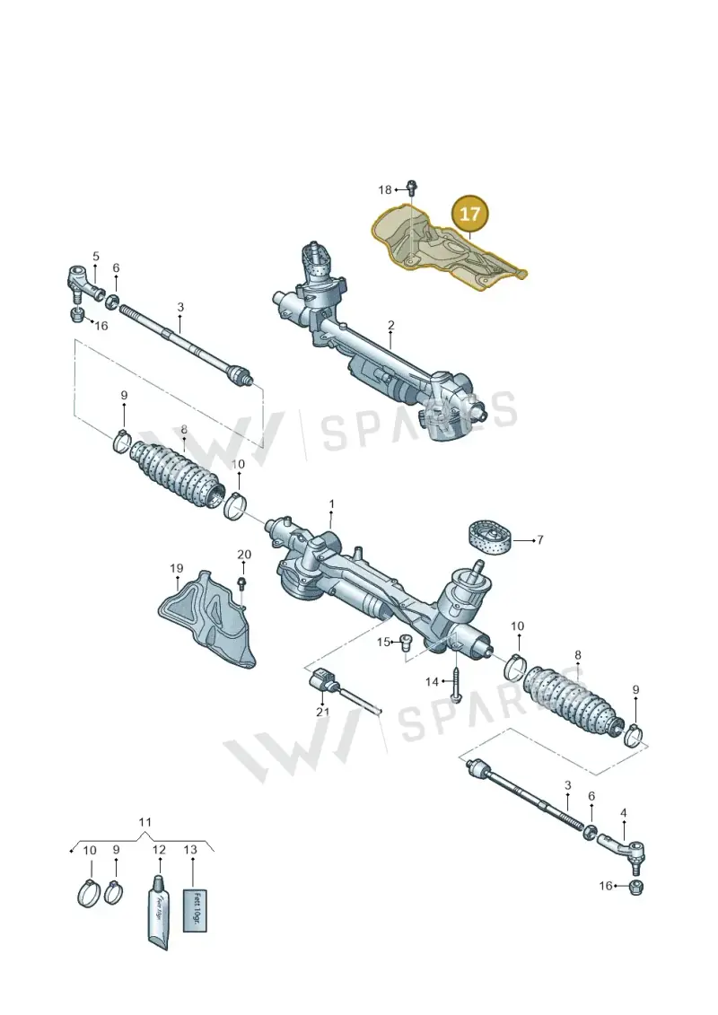5Q1423981K — Audi RS3 Limousine (2017-2020) diagram 745423000, position 17
