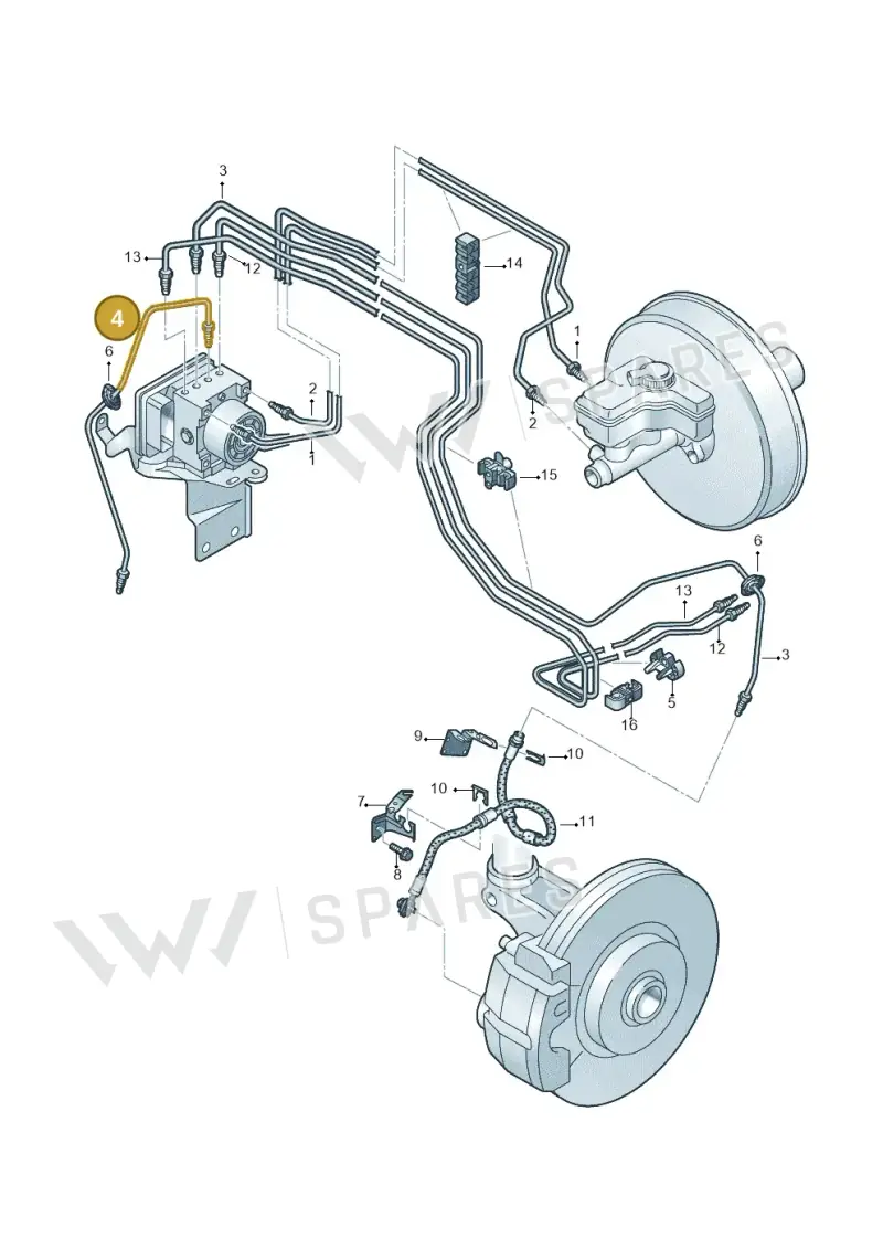 5Q1614724B — Audi RS3 Limousine (2017-2020) diagram 745611200, position 4