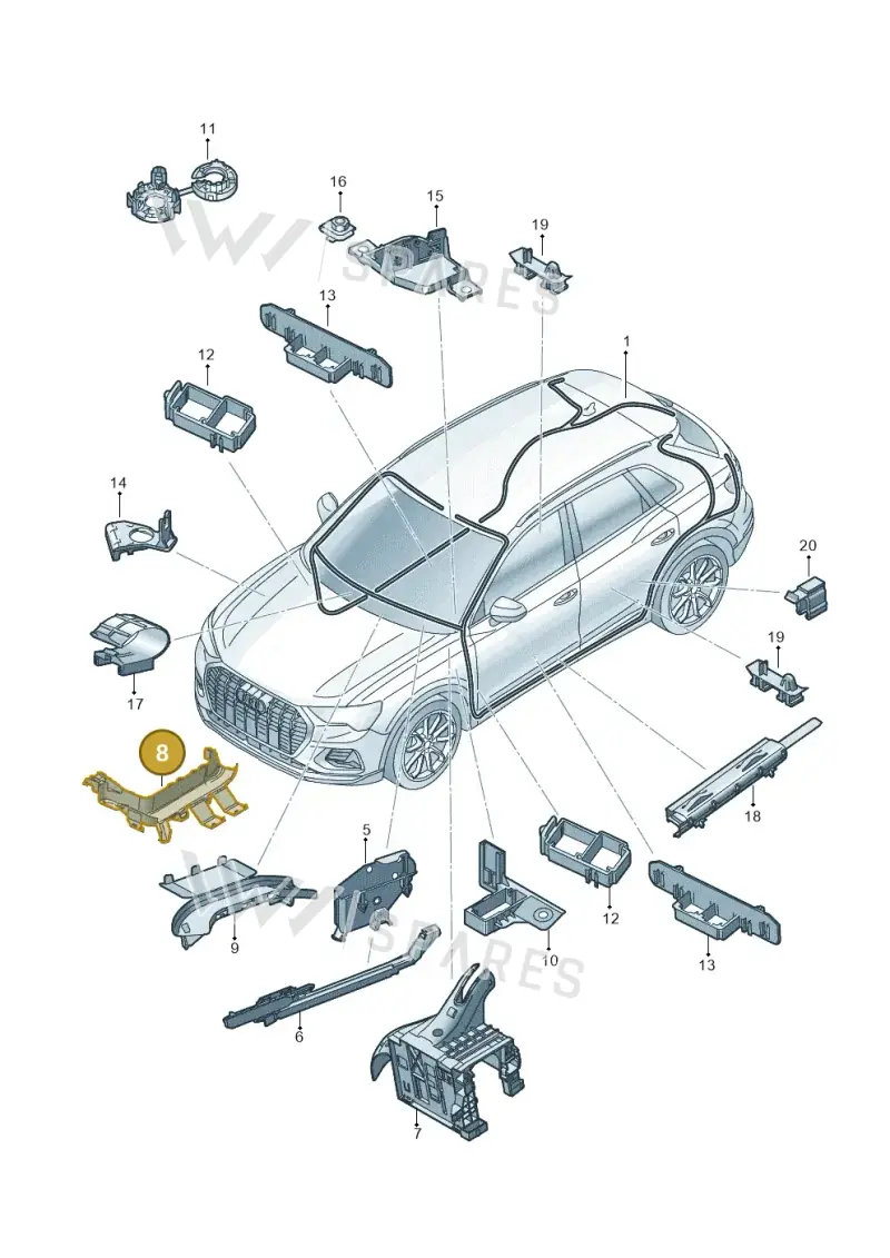 5Q1971815B — Audi RSQ3 Sportback (2019-2024) diagram 597971800, position 8