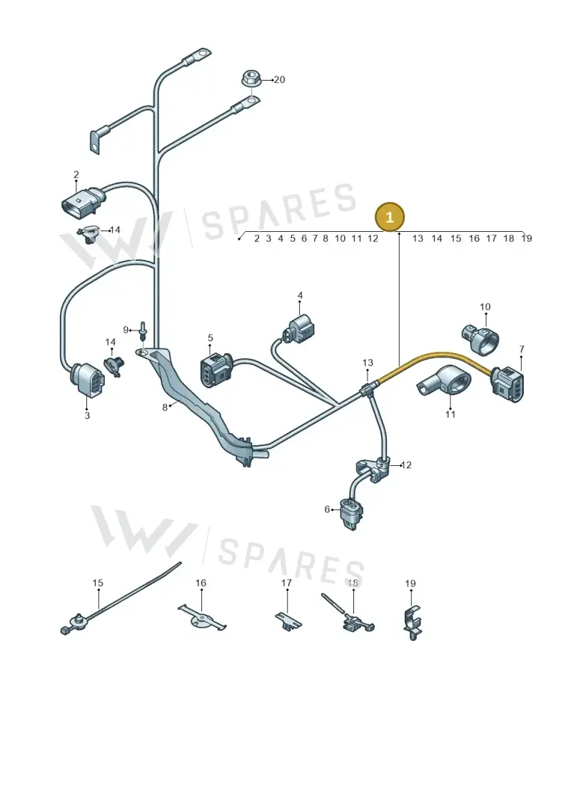 5Q2971111AD — Audi TTS Coupe 2.0 (2014-2023) diagram 745972700, position 1
