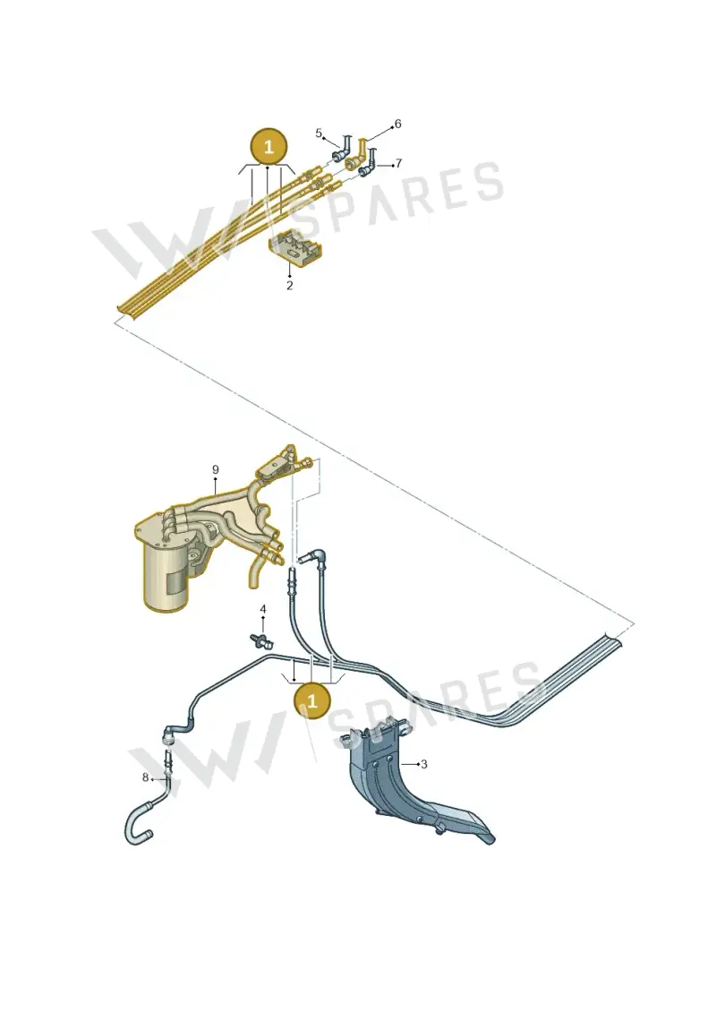 5QA200059D — Audi Q3 quattro (2018-2019) diagram 746201250, position 1