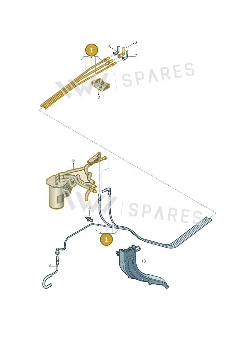 5QA200059G — Audi Q3 quattro (2018-2019) diagram 746201250, position 1