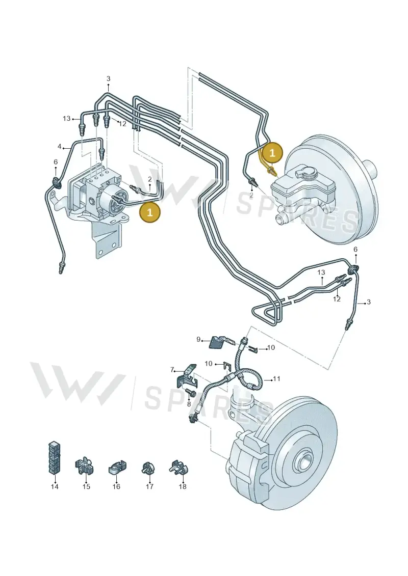 5QB614739B — Audi RSQ3 Sportback (2019-2024) diagram 869611200, position 1