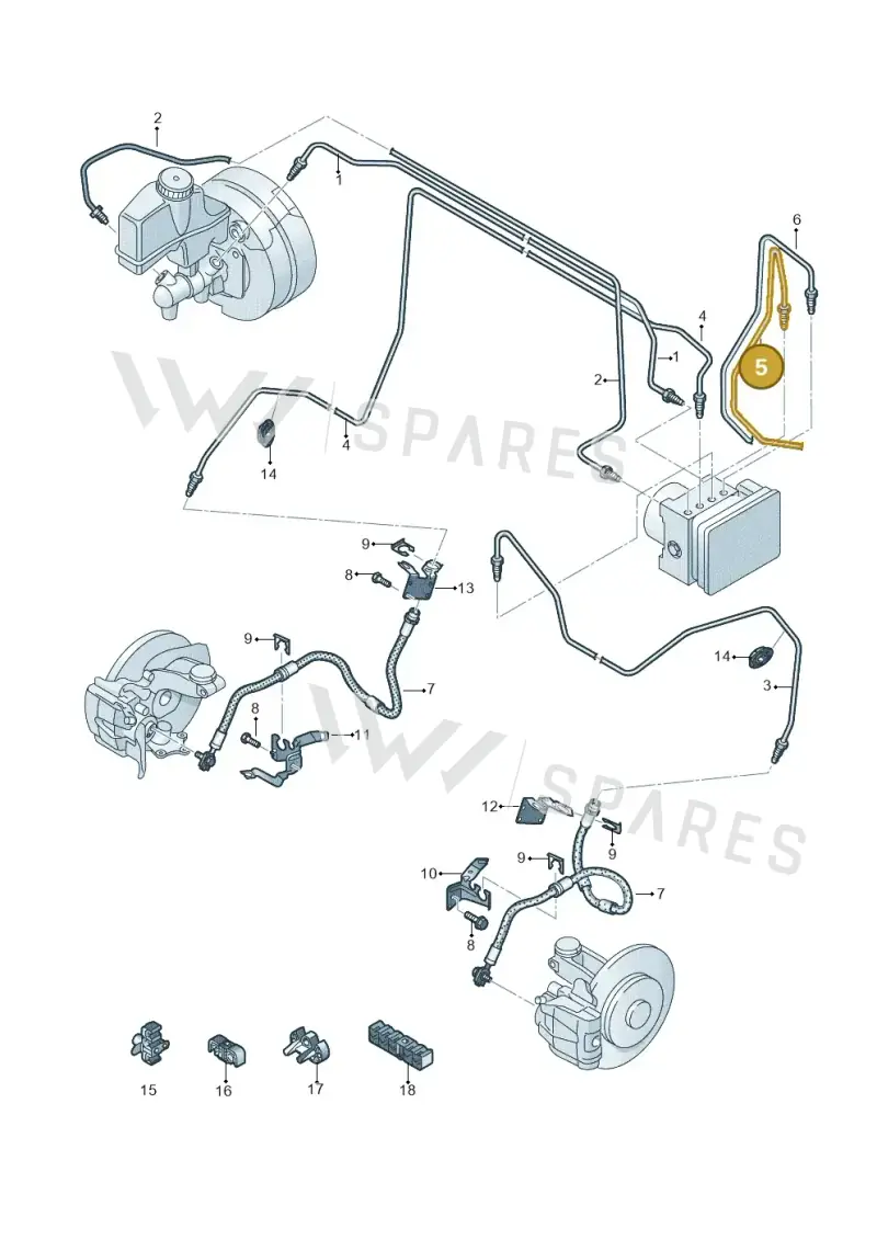 5QC614725A — Audi RSQ3 Sportback (2019-2024) diagram 793611220, position 5