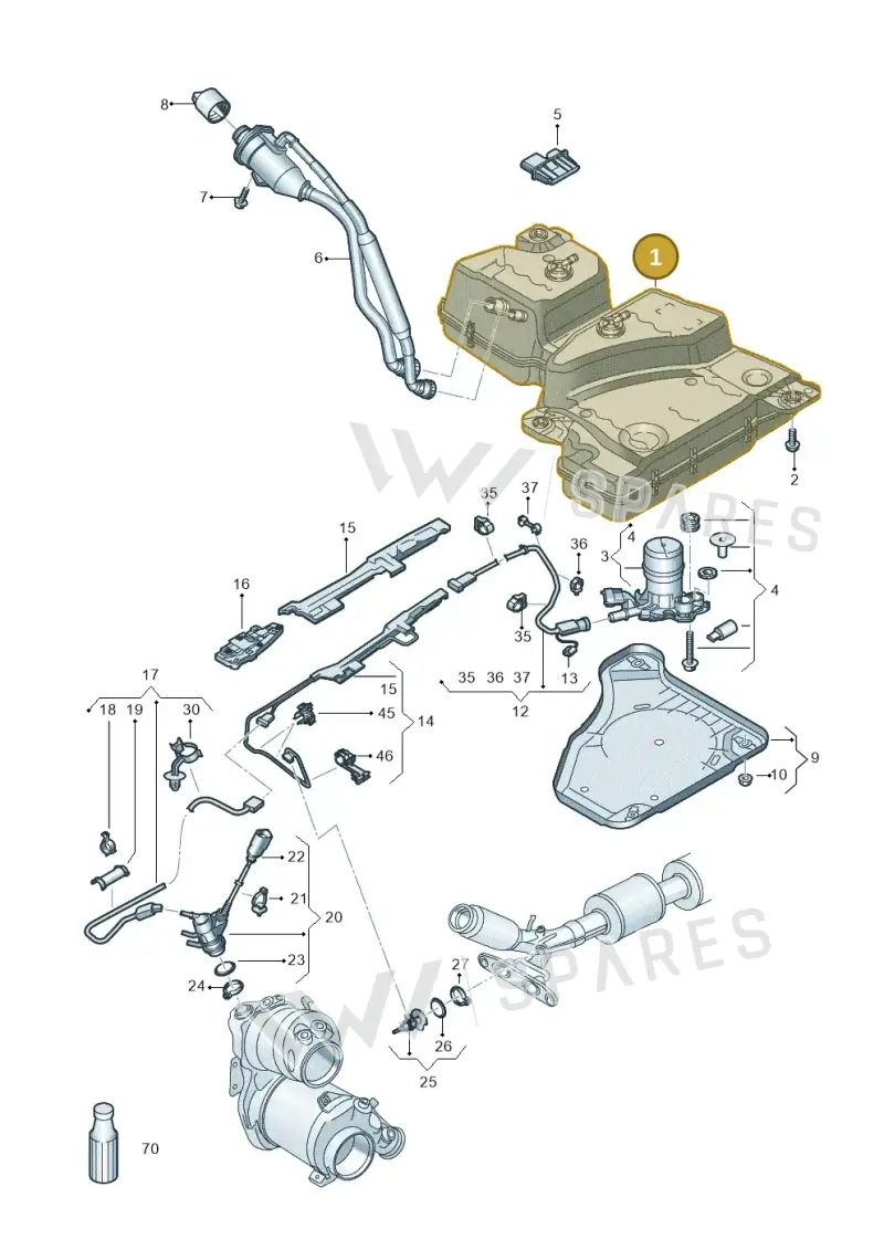 5QF131877P — Audi Q3 quattro (2018-2019) diagram 597201410, position 1