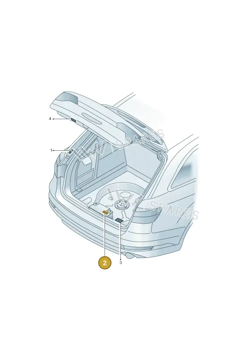5QS010006 — Audi A1 sportback 1.0 (2018-) diagram 597010300, position 2