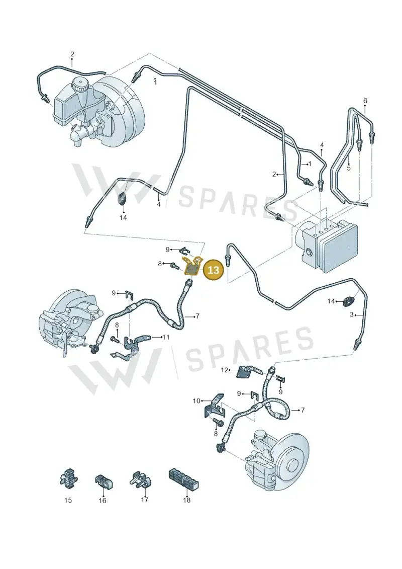 5QS611846A — Audi RSQ3 Sportback (2019-2024) diagram 793611220, position 13