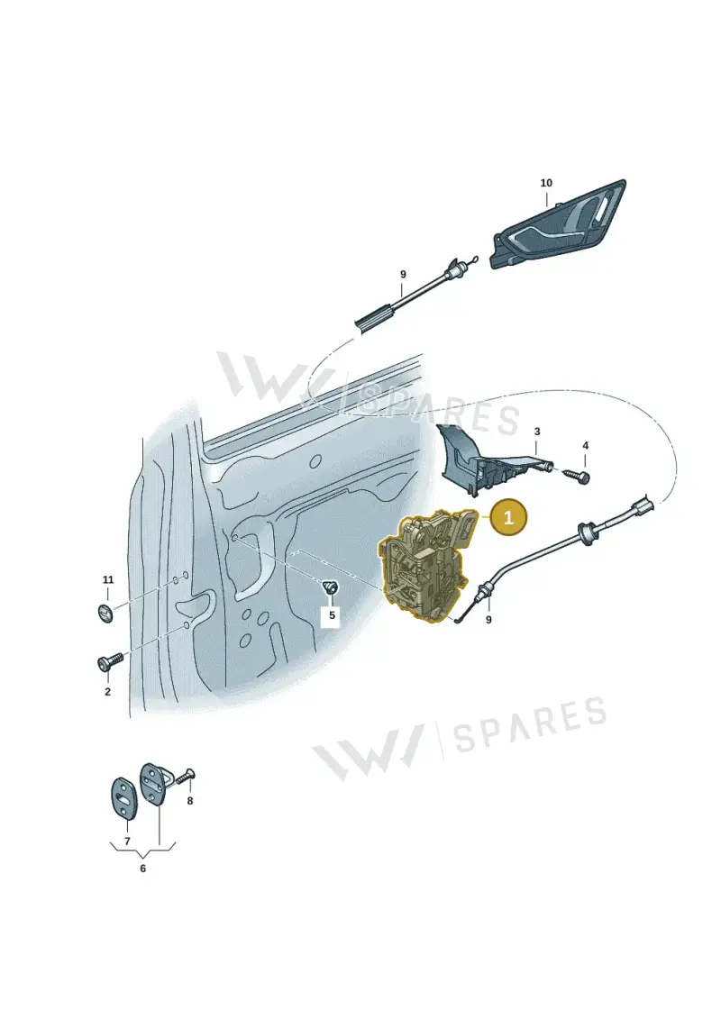 5TC837015E — Audi Q4 Sportback (2021-2022) diagram 89a837030, position 1