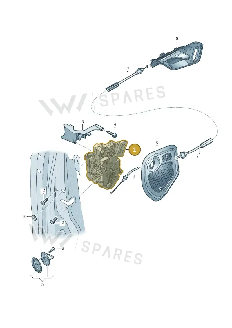 5TC837016D — Audi RSQ3 Sportback (2019-2024) diagram 597837030, position 1