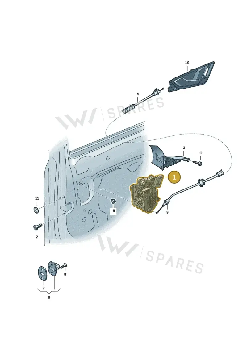 5TC837016D — Audi Q4 Sportback (2021-2022) diagram 89a837030, position 1