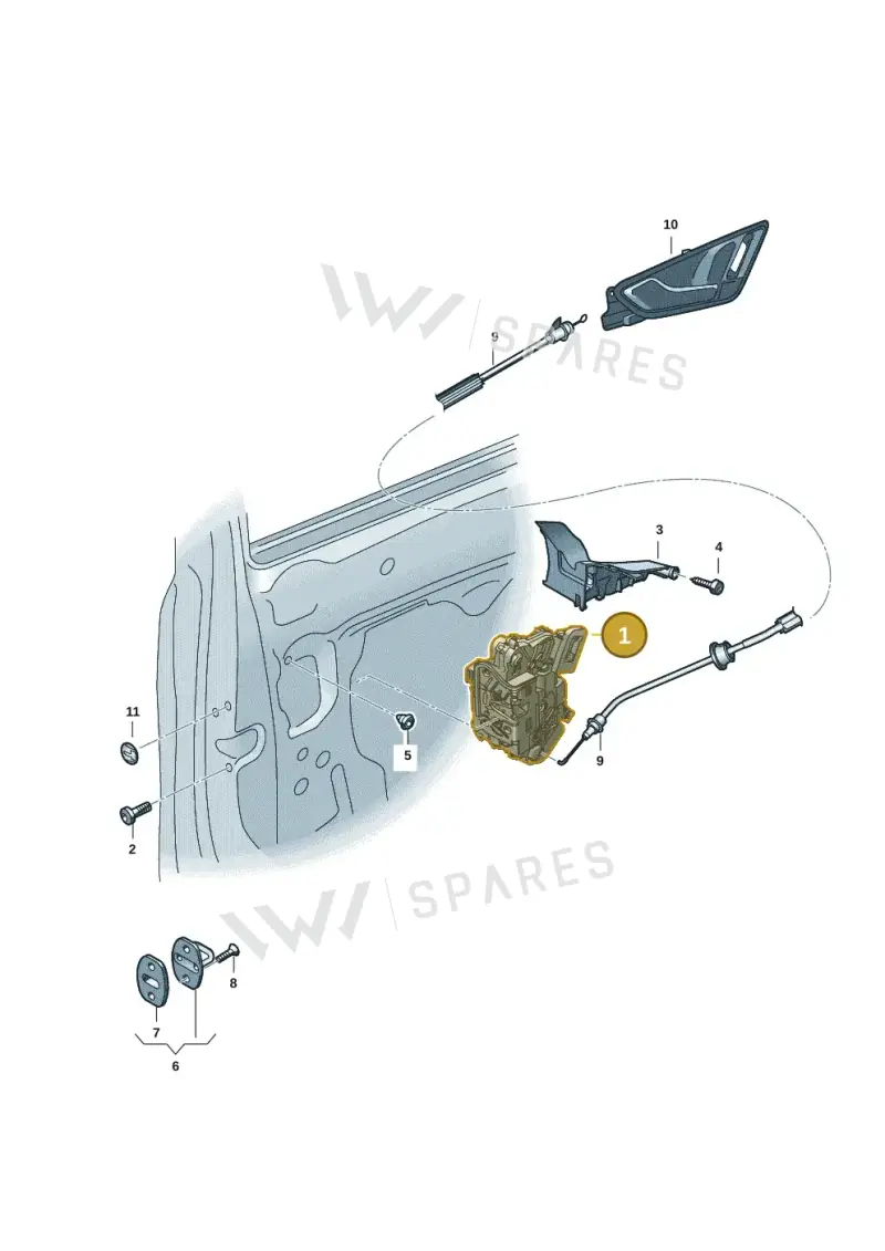 5TC837016E — Audi Q4 Sportback (2021-2022) diagram 89a837030, position 1
