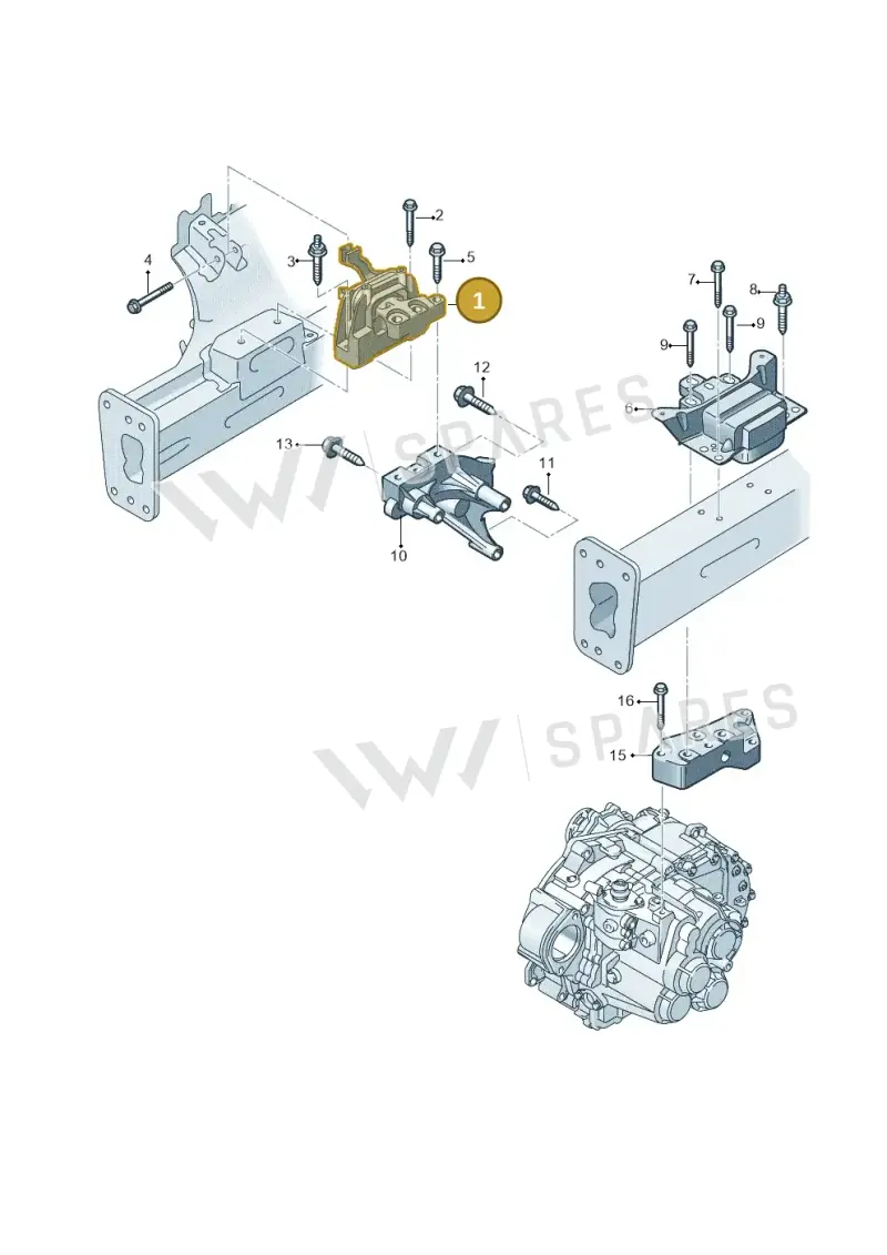 5WA199262BB — Audi A3 Sportback (2019-2021) diagram 793199650, position 1