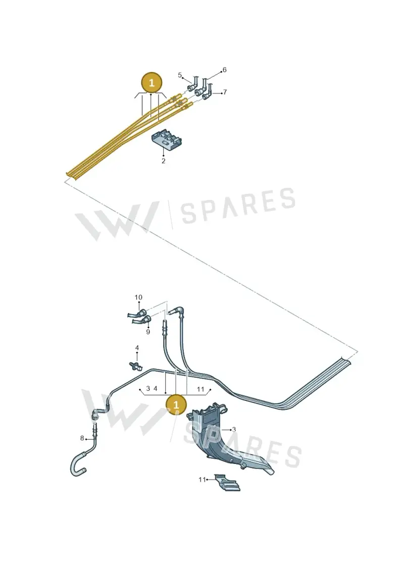 5WA200059A — Audi A3 Sportback (2019-2021) diagram 596201220, position 1
