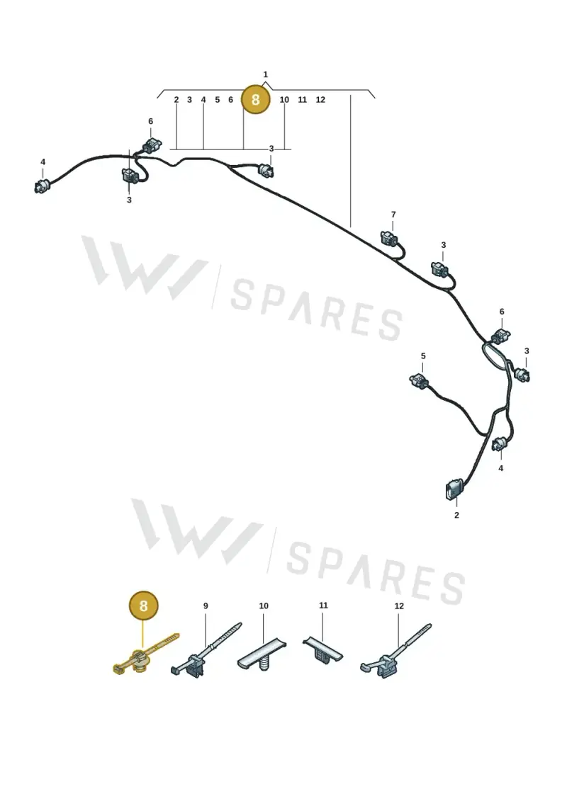 6H0957818 — Audi Q6 e-tron (2023-) diagram f5s972710, position 8