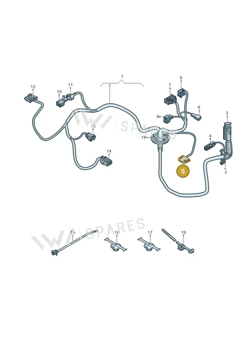 6N0972704 — Audi Q4 Sportback (2021-2022) diagram 89a972300, position 5