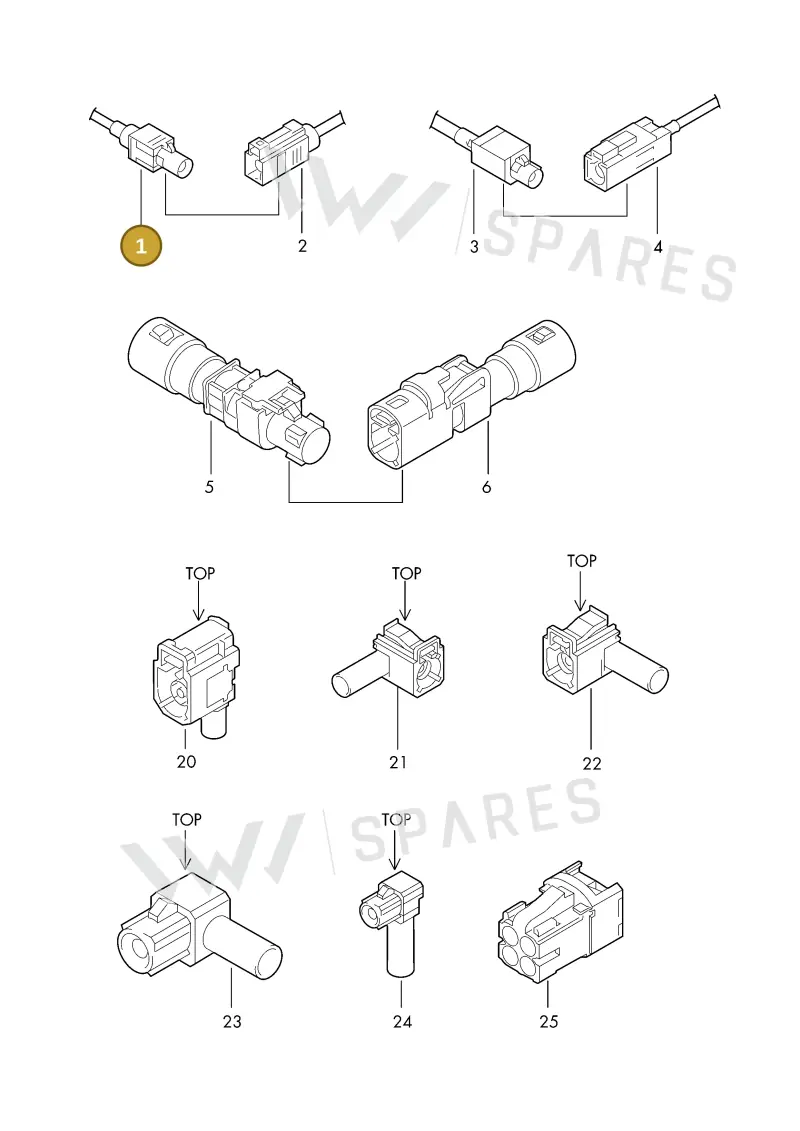 6Q0035575 — Audi 1J0 platform diagram 198035210, position 1