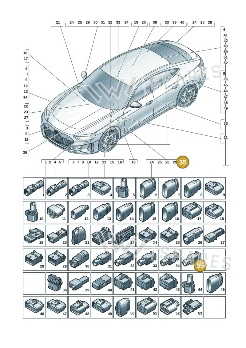 6Q0035575G — Audi RS e-tron GT (2020-2020) diagram 4j1971820, position 35