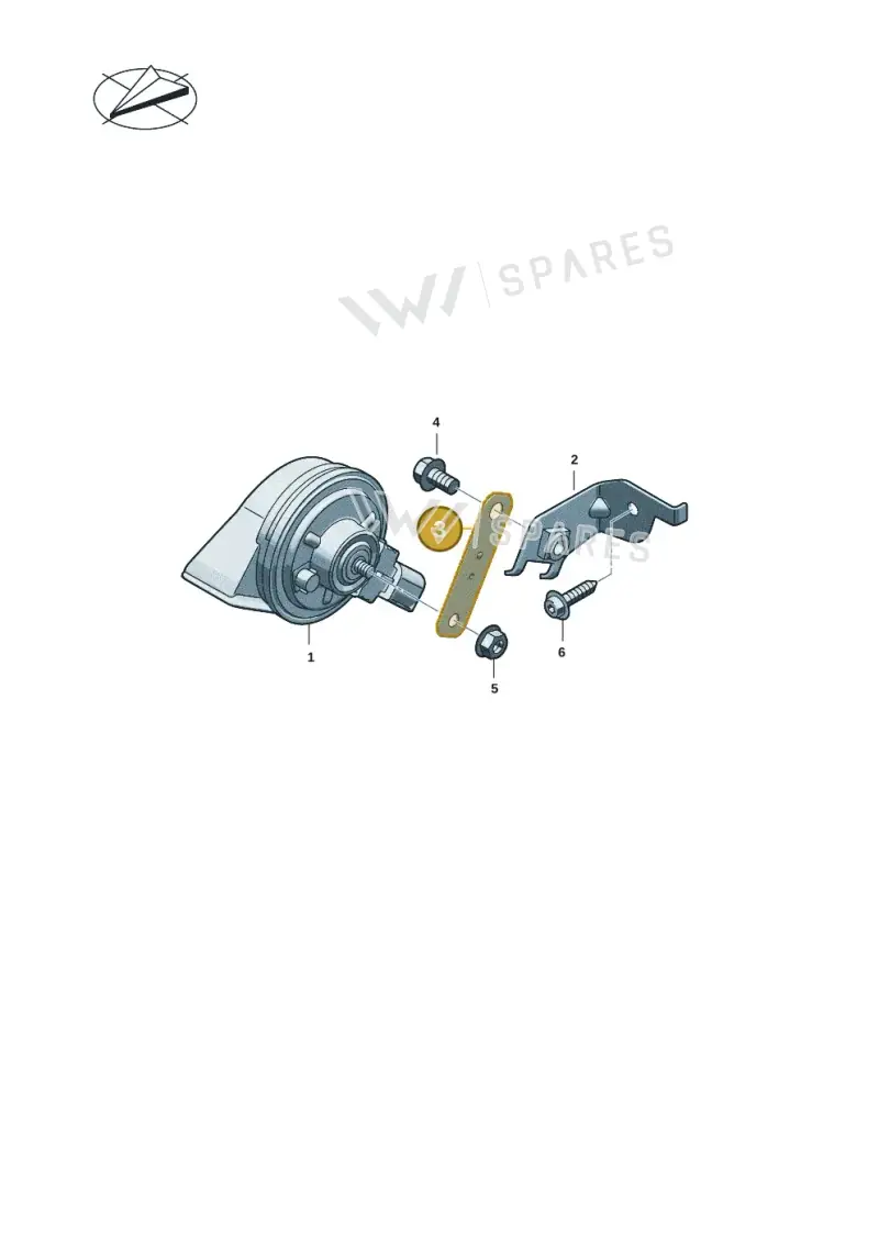 6Q0951107 — Audi A5 Limo 2.0 (2024-) diagram 8wk951000, position 3
