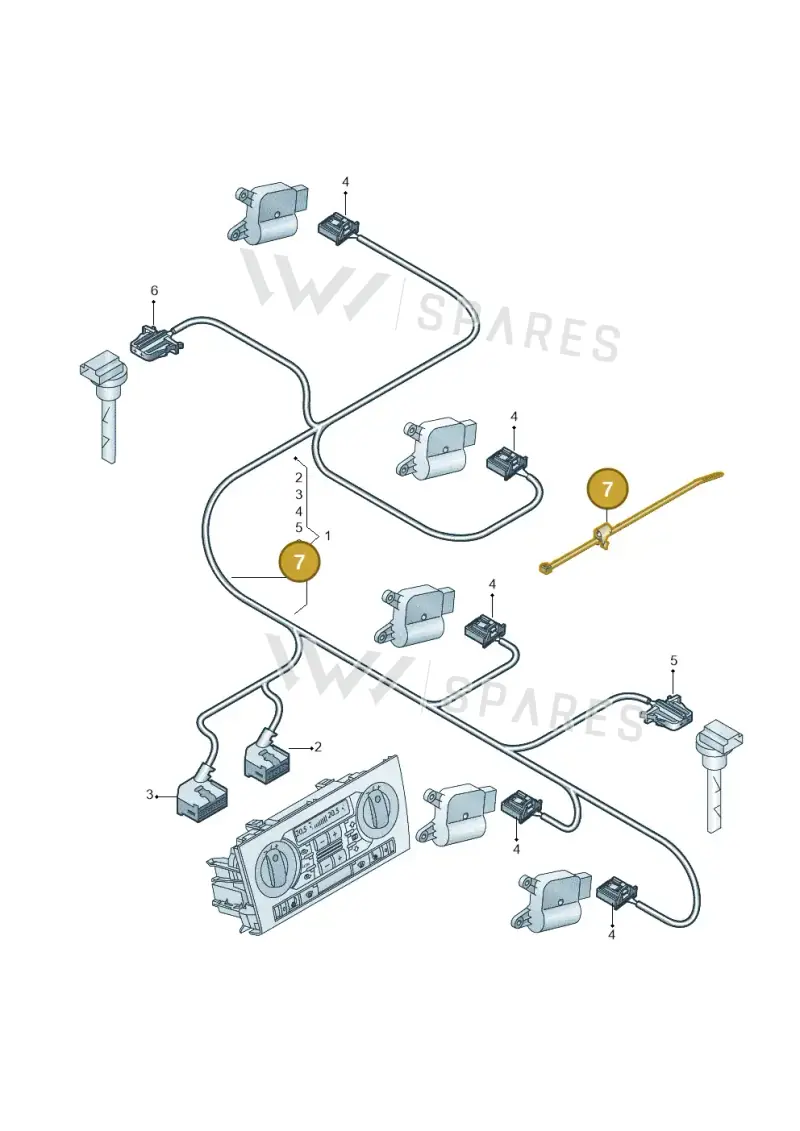 6Q0971838C — Audi RS3 Limousine (2017-2020) diagram 745972650, position 7
