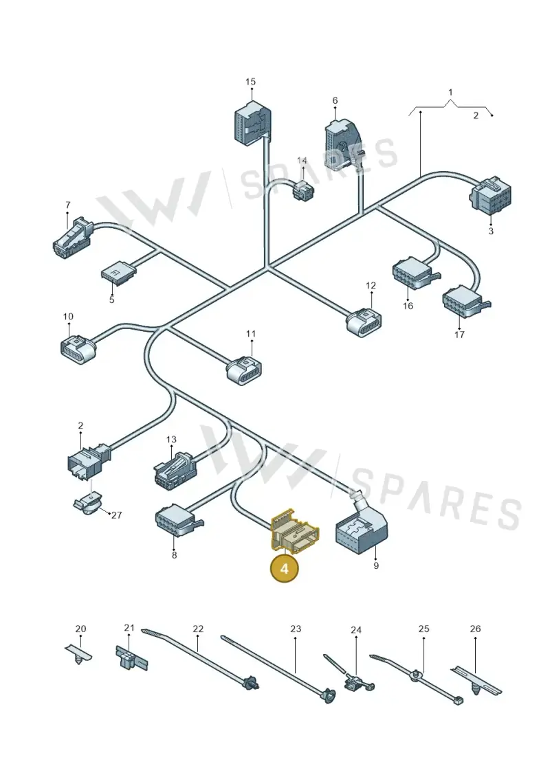 6Q0972736 — Audi RS Q8 Quattro (2019-) diagram 429882005, position 4