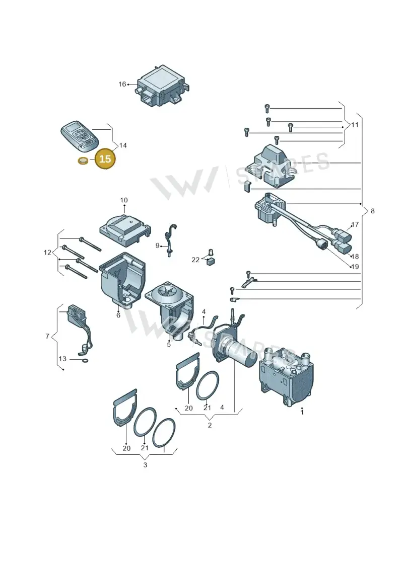 7E0915089 — Audi Q8 Quattro 3,0 (2018-) diagram 771261100, position 15