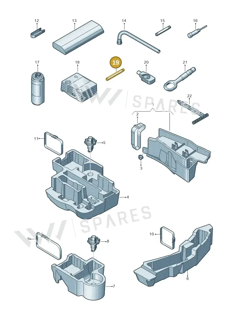7L0012223 — Audi RS6 Avant (2019-) diagram 537011100, position 19