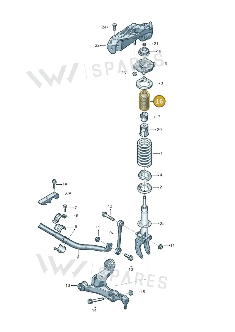 7L0412137 — Audi Q7                07> (2006-) diagram 274411000, position 16