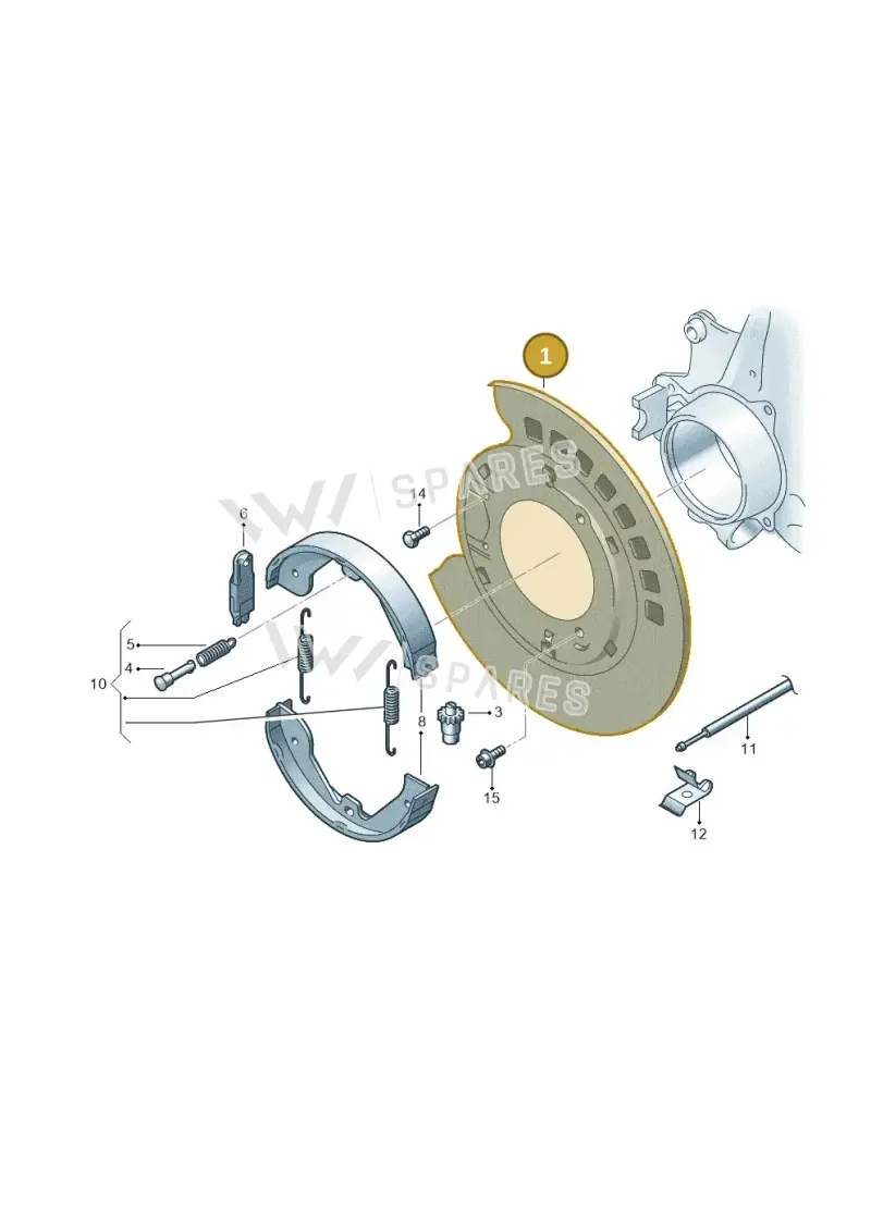 7L0609452B — Audi Q7 qu. 3.0 TDI (2009-2015) diagram 274609300, position 1