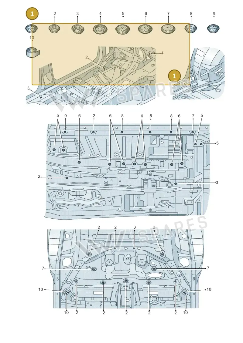 7L0899188 — Audi RS6 Avant (2019-) diagram 435803350, position 1