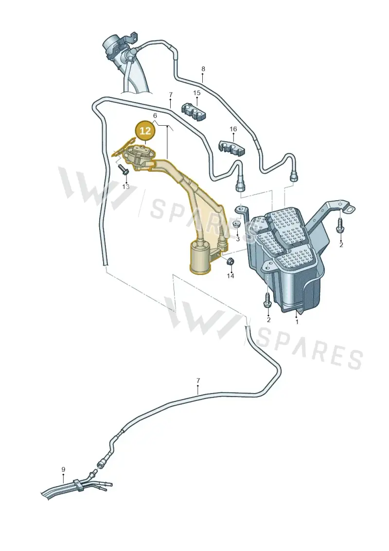 7L0906243A — Audi Q5 (2016-2020) diagram 896201820, position 12