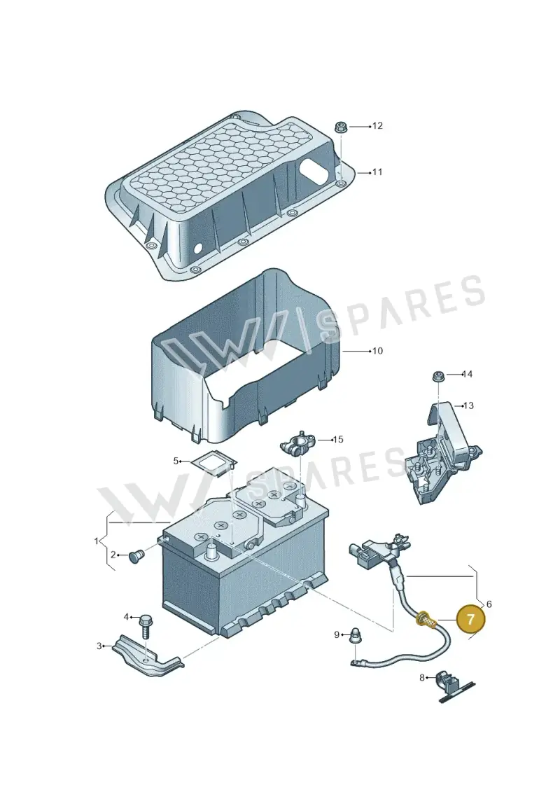 7L0941913C — Audi A3 Sportback (2016-2020) diagram 745915050, position 7