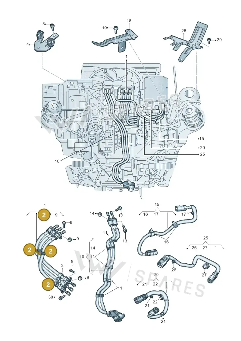 7L0971849A — Audi Q2L BEV (2019-2023) diagram 774971100, position 2