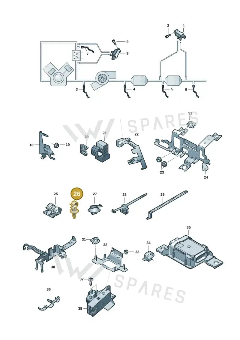 7L5253198 — Audi Q5 (2016-2020) diagram 896906008, position 26