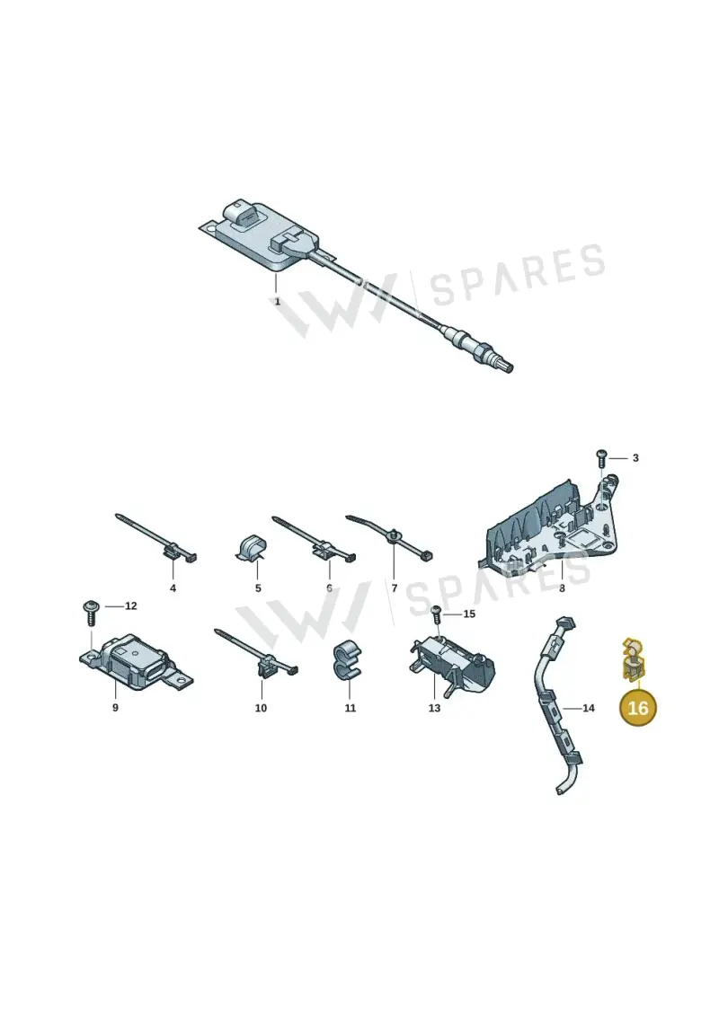 7L5253198 — Audi A5 Limo 2.0 (2024-) diagram 8wk906048, position 16