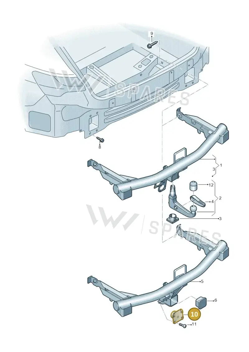 7L5971885 — Audi Q8 e-tron (2018-2020) diagram 586804500, position 10