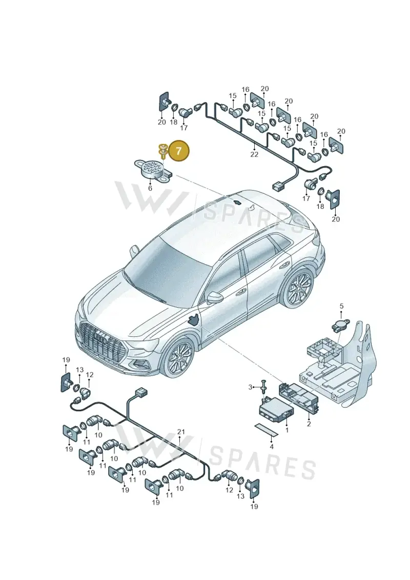 7L6868307 — Audi RSQ3 Sportback (2019-2024) diagram 597919020, position 7